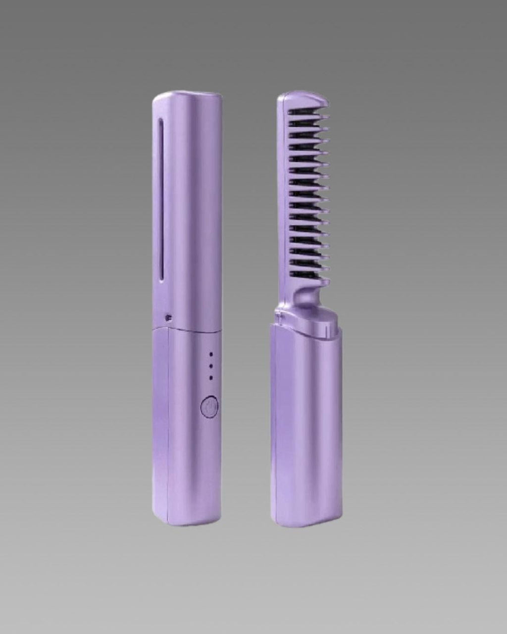 Meneflix Portable Mini Hair Straightener - Cordless Rechargeable Mini Adjustable Hair Straightener Hot Comb