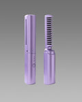 Meneflix Portable Mini Hair Straightener - Cordless Rechargeable Mini Adjustable Hair Straightener Hot Comb