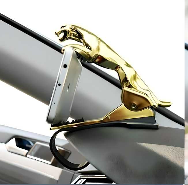 Premium Jaguar Dashboard Phone Holder for Car