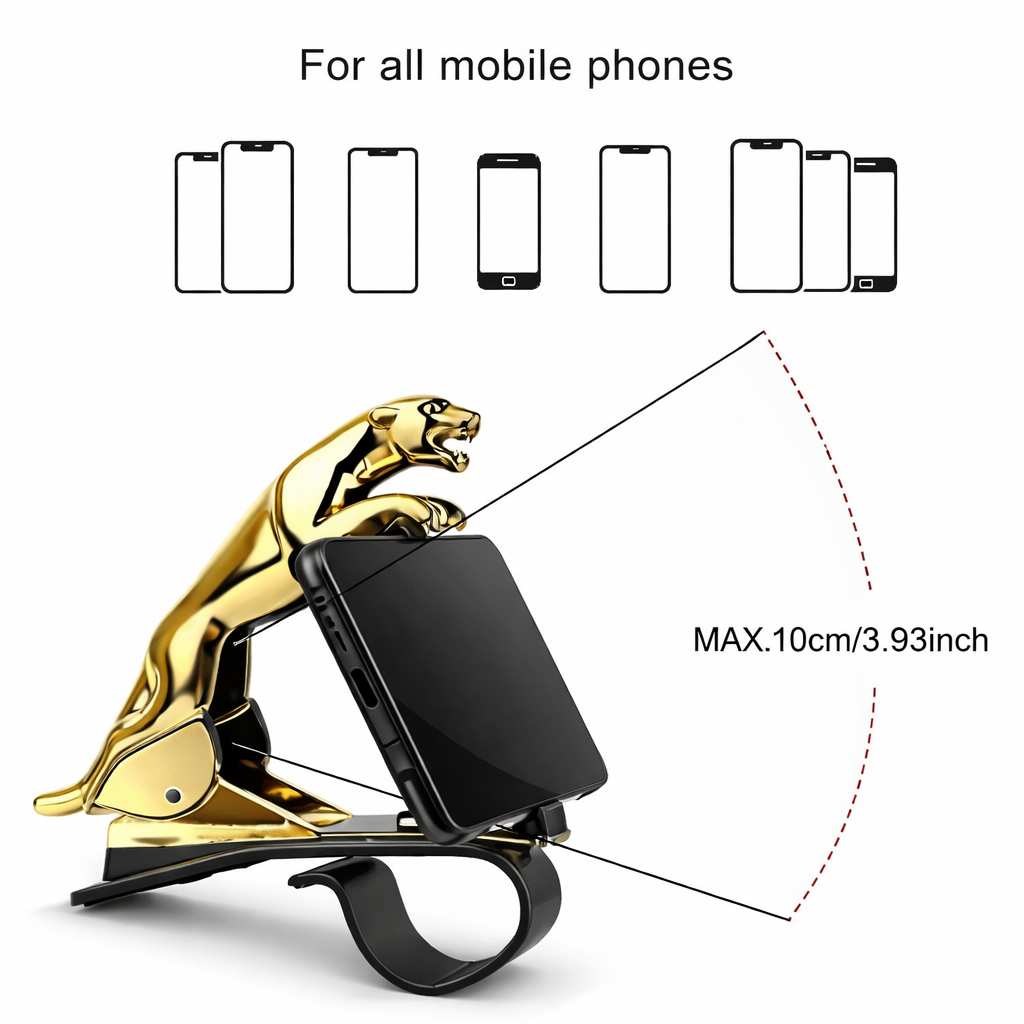 Premium Jaguar Dashboard Phone Holder for Car
